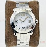 YF Factory Chopard Happy Sport Quartz 36mm Steel White Dial Watch